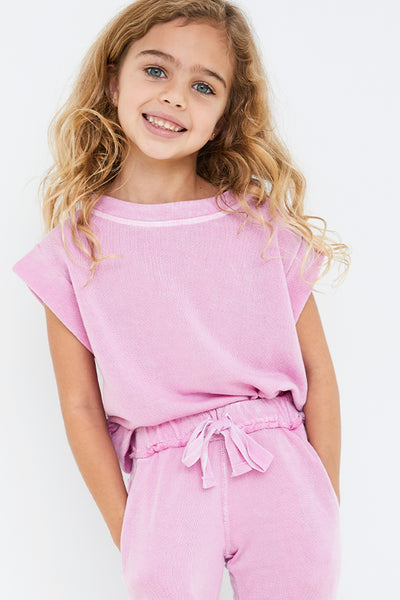 Kids Shirt Bella Dahl Bubble Taffy kid model