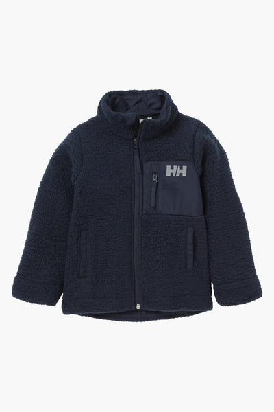 Boys Jacket Helly Hansen Champ Fleece Navy