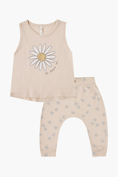 Rylee + Cru Daisy 2-Piece Baby Set