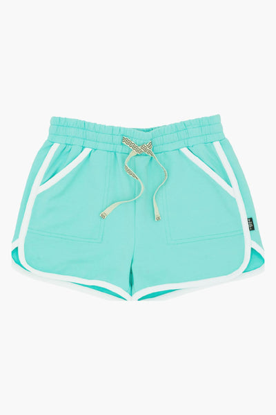 Feather 4 Arrow Daisy Girls Shorts - Aqua Sea