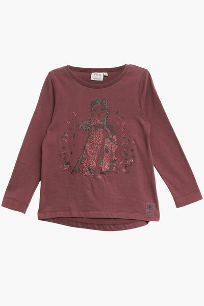 Wheat Disney Frozen Anna Girls T-Shirt