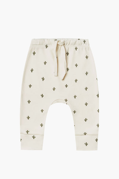 Quincy Mae Drawstring Baby Pants - Cactus