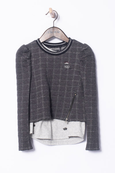 IKKS 2-In-1 Grey Top