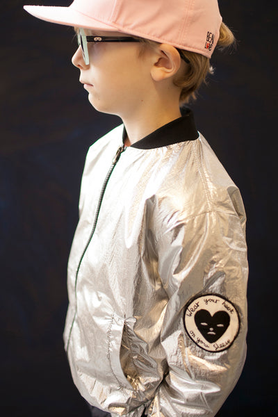 Beau Loves Hero Mask Bomber Kids Jacket 