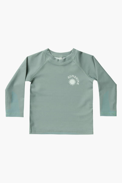 Rylee + Cru Kids Rashguard - Aqua