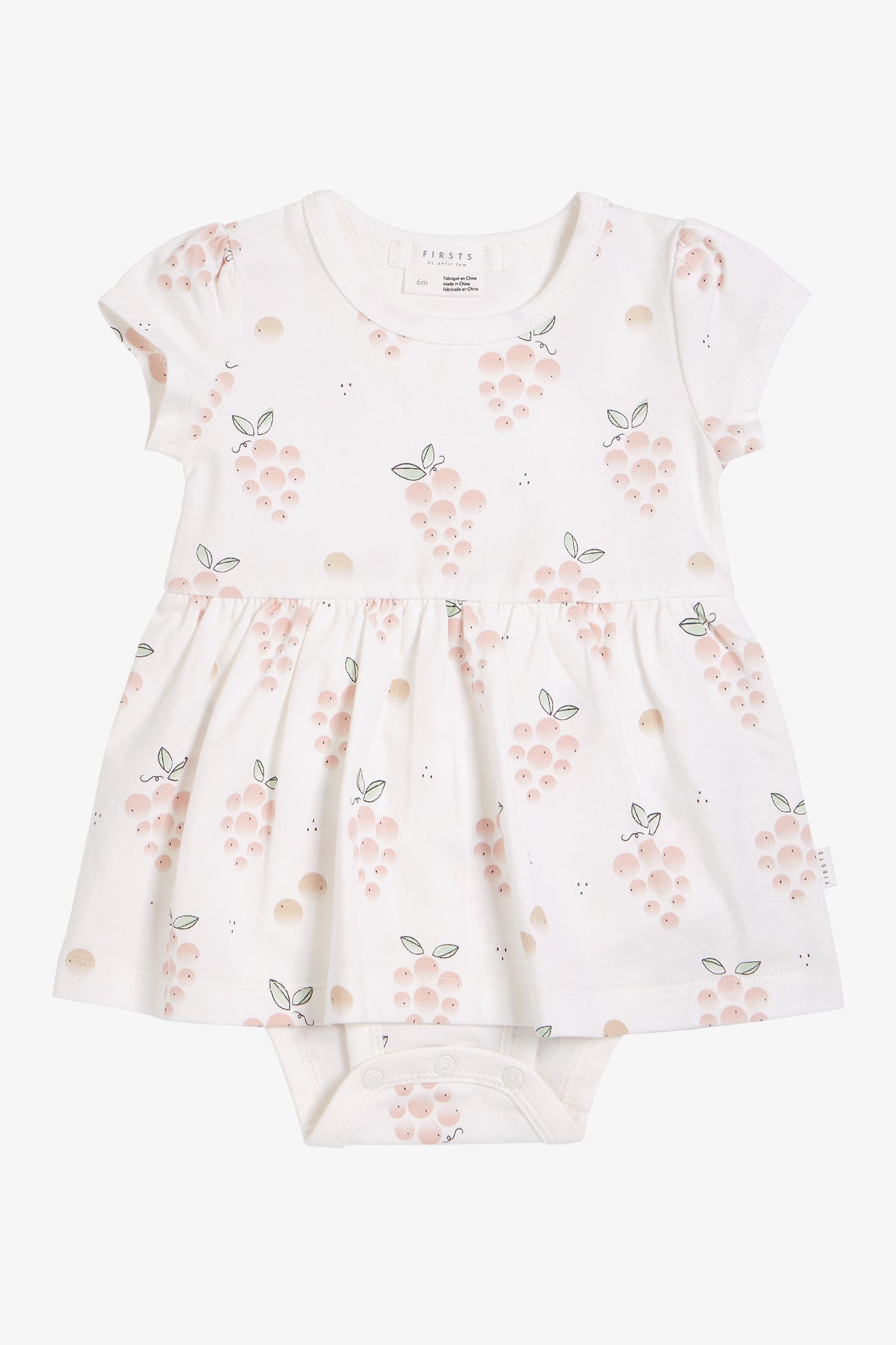 Petit Lem La Vie En Rose Peplum Baby Girls Dress – Mini Ruby