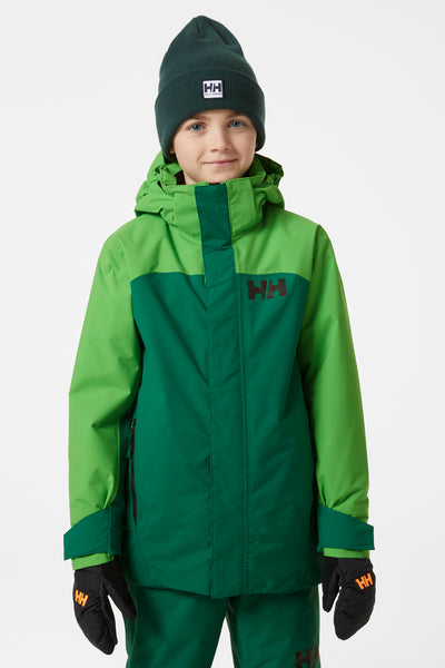 Boys Jacket Ski Helly Hansen Level Malachite