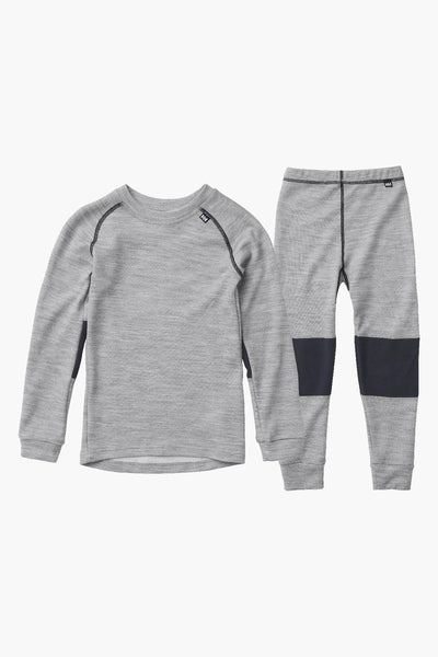 Boys Baselayer Helly Hansen Lifa Merino Set Grey