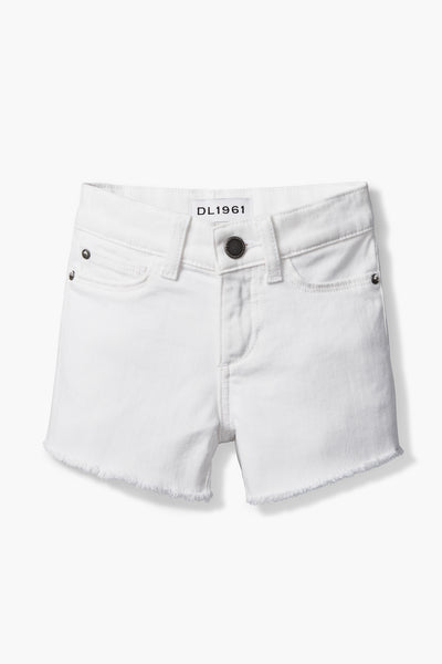 DL1961 Lucy Denim Girls Shorts - White 