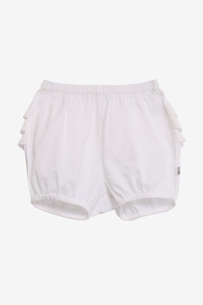 Wheat Eyelet Bloomers - White