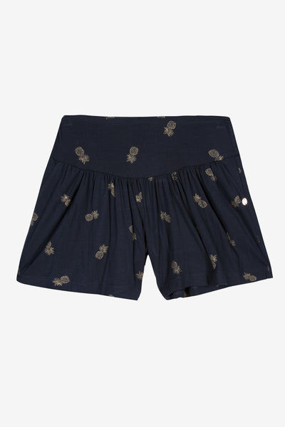 Lili Gaufrette Pineapple Print Shorts