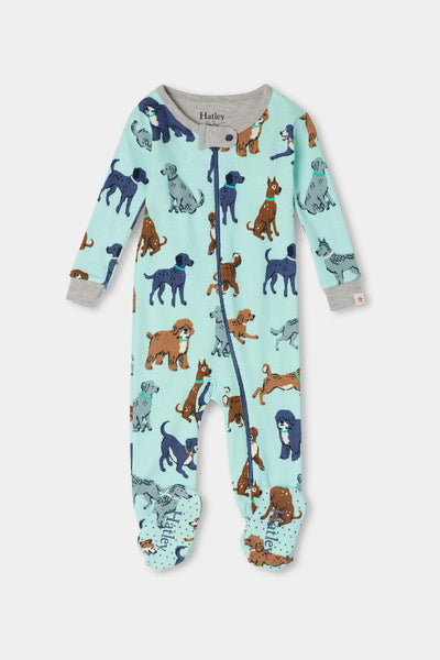 Baby Boy Sleepwear Hatley Playful Puppies Organic Cotton 