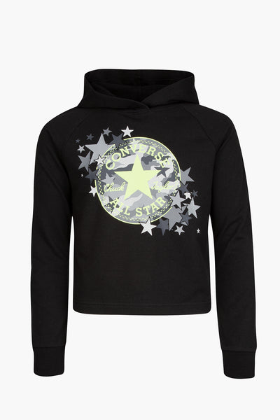 Converse Raglan Camo Star Girls Sweatshirt