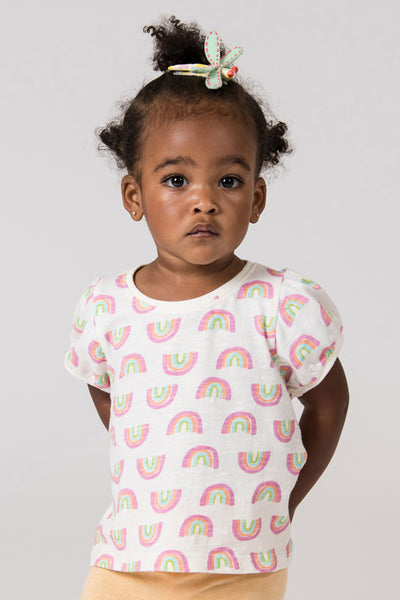 Everbloom Rainbow Puff Baby Tee