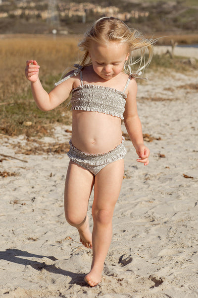 Girls Swimsuit Rylee + Cru Sage Garden 