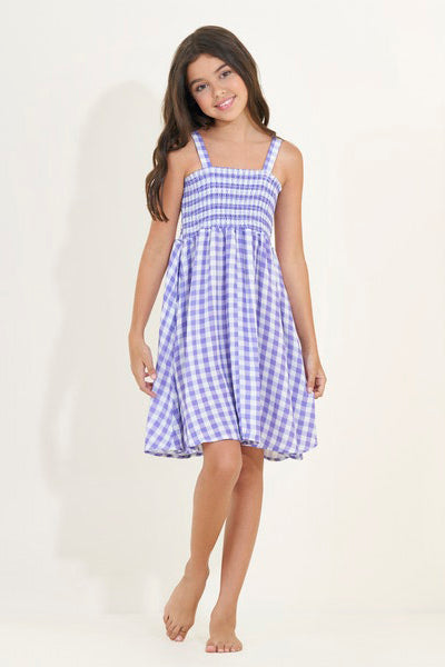 Maaji Seersucker Bouquet Girls Dress