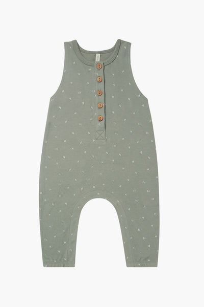 Baby Boy Bodysuit Quincy Mae Sleeveless Jumpsuit Spruce