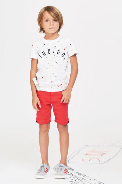 Boys Shorts Jean Bourget Red