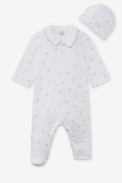 Petit Bateau Star Footie with Hat