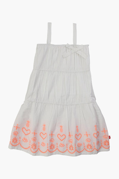 Billieblush Summer Blanc Girls Dress