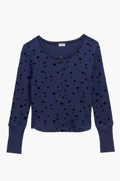 Splendid Thermal Star Girls Henley