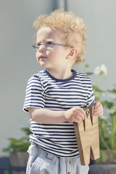 Wheat Baby Boy Striped T-Shirt