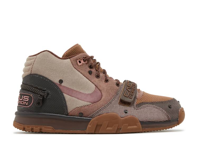 NIKE AIR TRAINER 1 SP TRAVIS SCOTT WHEAT / CHOCOLATE – Utopia Shop