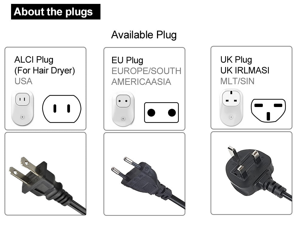 european plug hair dryer