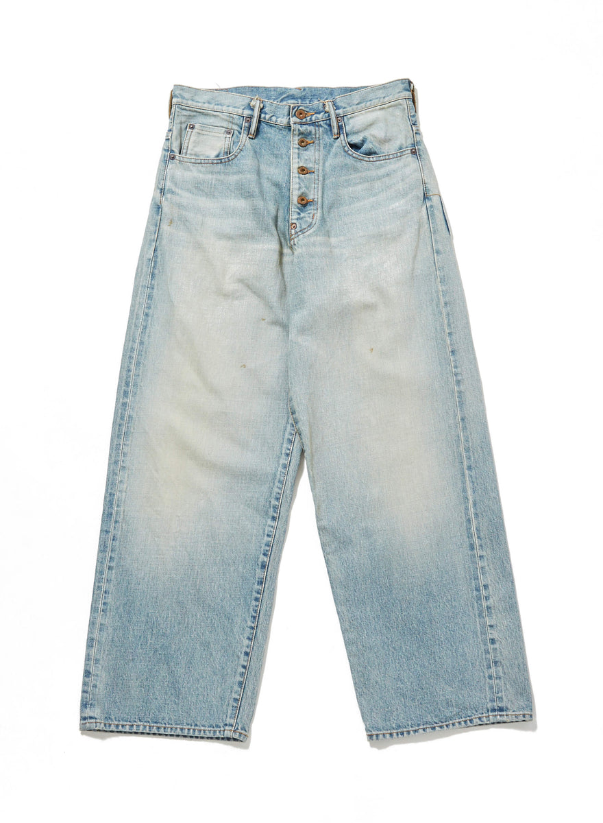 FADED CLASSIC DENIM PANTS