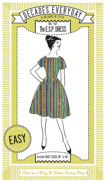 Striped E.S.P. dress