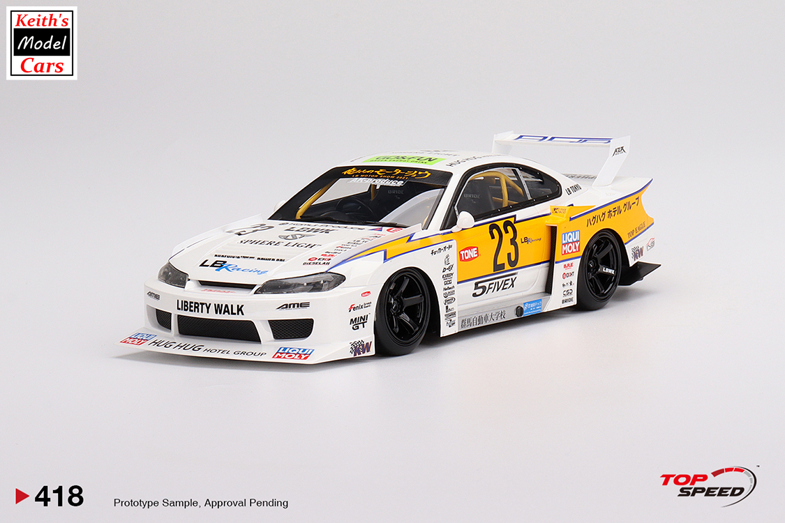 1:18 Scale TopSpeed-Models LB-Super Silhouette Nissan S15 SILVIA