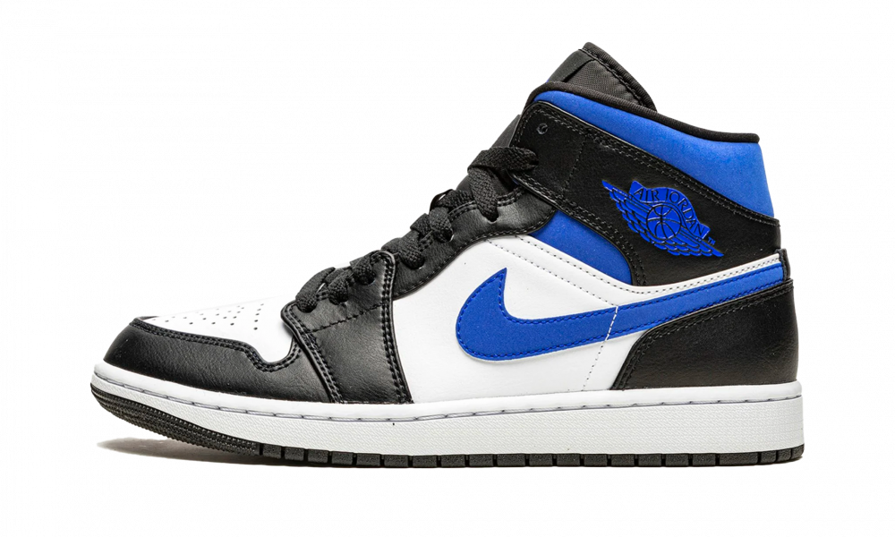 blue black and white air jordan 1