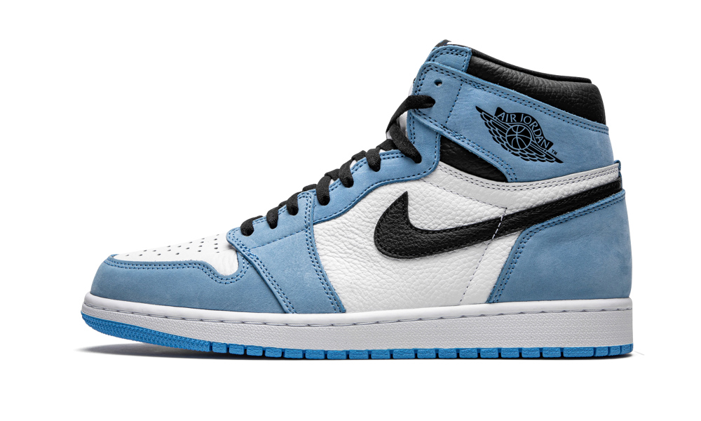 blue and black nike air jordan 1