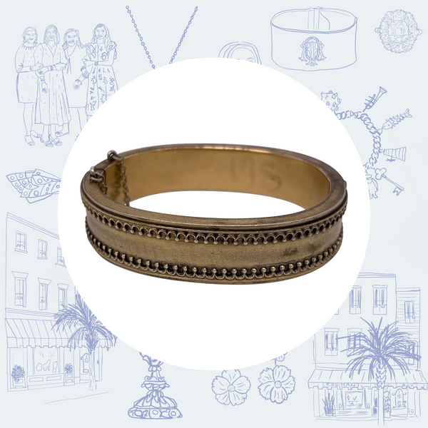 Antique Gold-Filled Bangle Bracelet