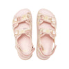 Nicole Floral Camo Flats Sandals Shoes Light Pink