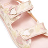 Nicole Floral Camo Flats Sandals Shoes Light Pink