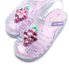 Mini Jb Grape Kids Flats Sandals Shoes Silver