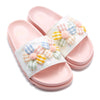 Mini Slide Natasha Kids Flats Sandals Shoes Pink