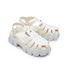 Teena Glitter Degrade Platforms Shoes Ivory