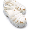 Teena Glitter Degrade Platforms Shoes Ivory