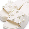 Irvine Flats Sandals Ivory