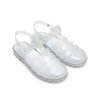 Nasia Plain Flats Sandals Shoes Glitter Multi 2