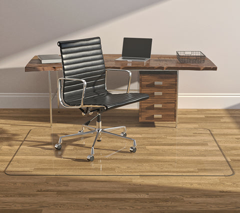 Protect Your Hardwood Flooring Vitrazza Glass Chair Mats