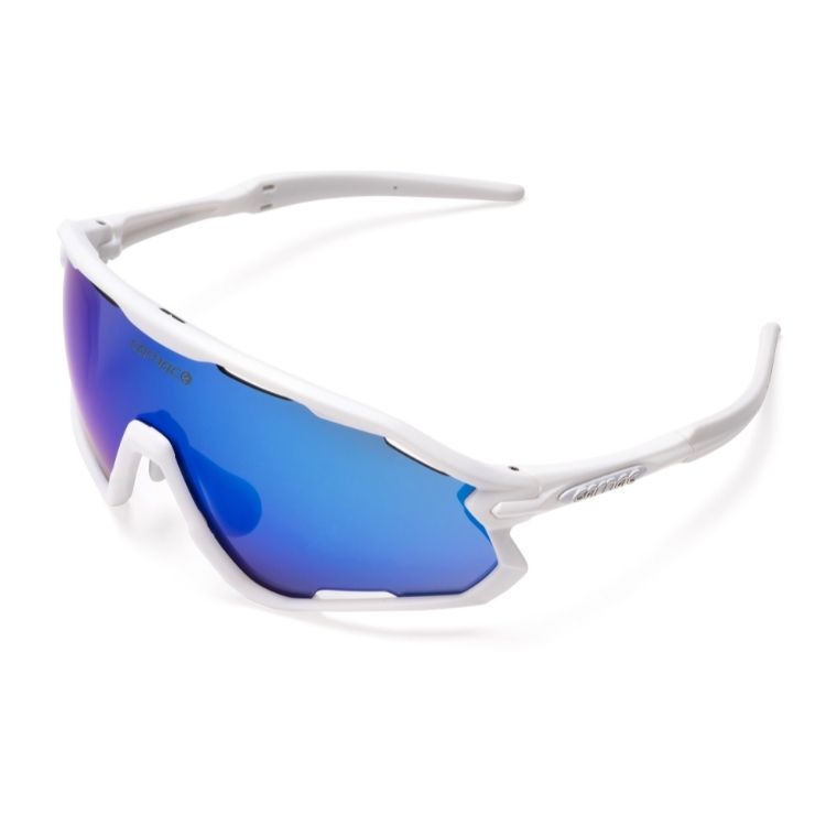 Carnac TCFS 60 Sunglasses / Matt White / Blue Revo