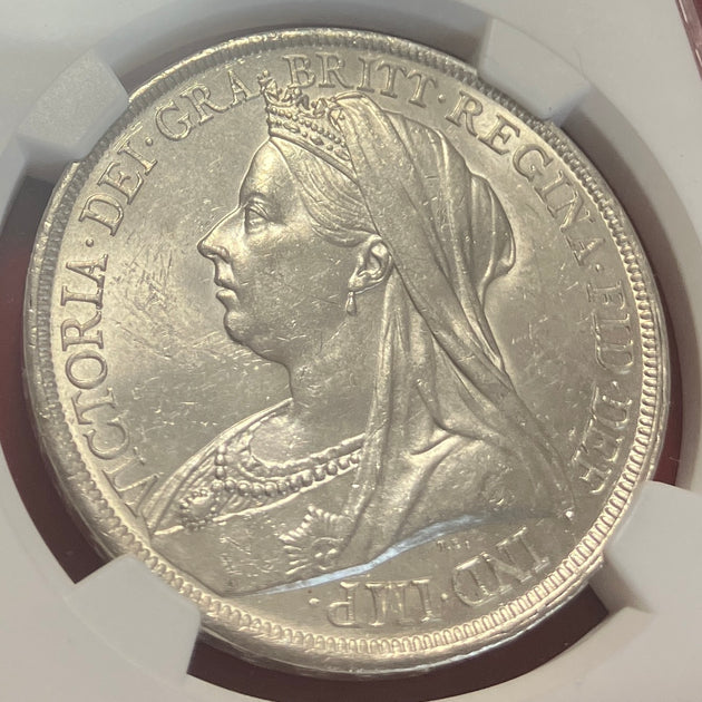 イギリス ダブルフローリン銀貨（4シリング）ヴィクトリア女王 1889年 ...