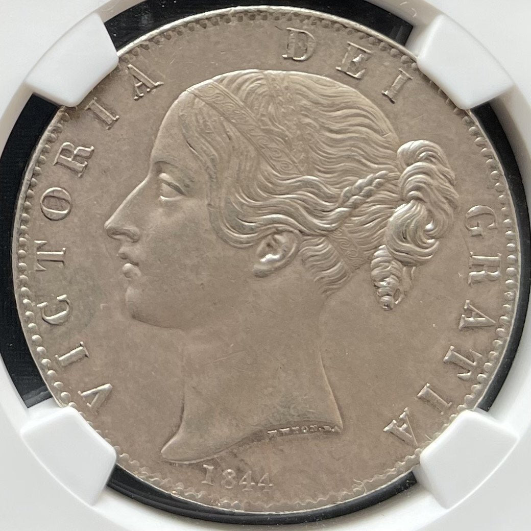 ヴィクトリア女王 ヤングヘッドクラウン銀貨 1845年 - 旧貨幣/金貨 ...