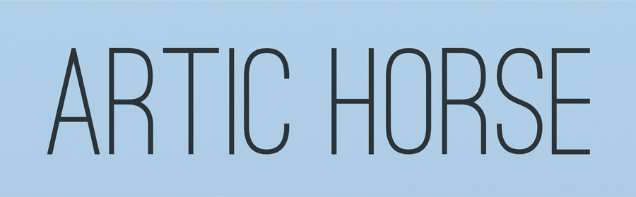 Logo for Artic Horse by Jodi Nelso, makers of custom horse riding accessories