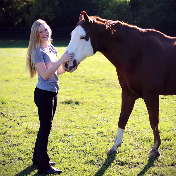 Hayley with horse Picasso