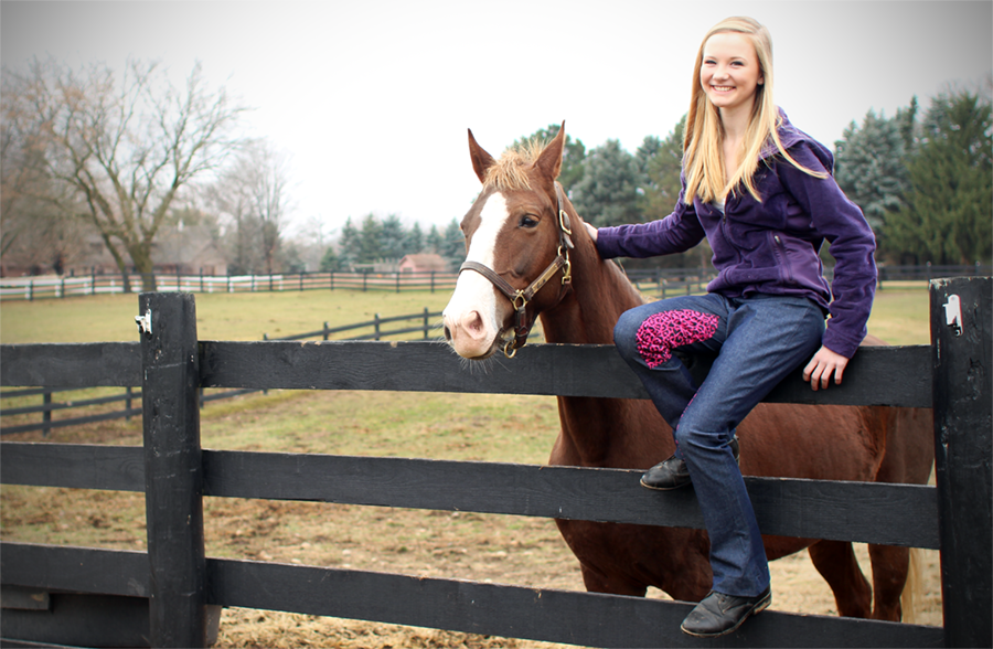 Denim riding jods are a great middle ground for any saddle seat rider