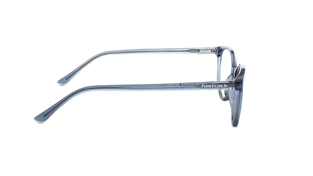 FASTRACK Blue Round Rimmed Eyeglasses (FT1250WFP4MBUV|50)